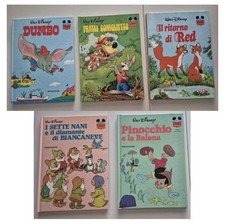 N. 5 libri Walt Disney Mondadori anni '80