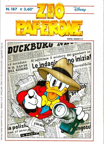 Zio paperone serie 187 - 1^,