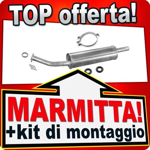 Silenziatore posteriore per - silenziatore,