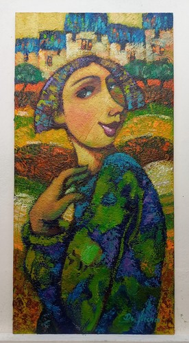 Quadro dipinto figura - quadro,