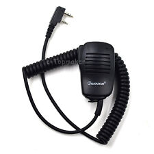 Microfono altoparlante PTT 2 pin per radio portatili Wouxun KG-UVD1P KG-UV6D KG-UV8D HOT