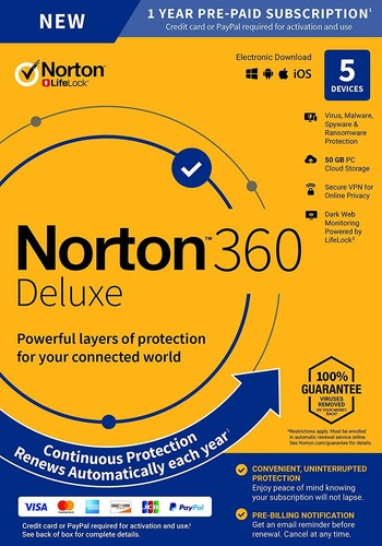 Norton 360 deluxe 2026 - norton, 5