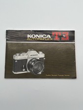Konica T3 Manuale di