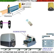 KIT AUTOMAZIONE CANCELLO