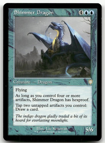 Shimmer dragon - shimmer, (retro
