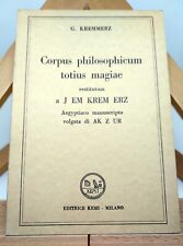 GIULIANO KREMMERZ. CORPUS