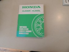 Honda XL 600 R L 1983 Servizio