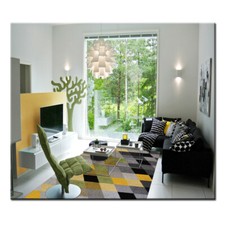 Tappeto grande giallo grigio stile nordico moderno Spring