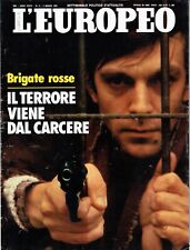 EUROPEO 1978/9=BRIGATE ROSSE=RICCARDO PALMA=REMO REMOTTI=STEVEN SPIELBERG FILM=