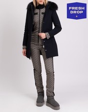 RRP€670 RRD ROBERTO RICCI DESIGNS Piumino IT44 US8 UK12 L Nero SURFLEX Blu