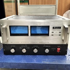 McIntosh MC2500 Silver Power Amplifier Tased Japan 100V + NTI-200 Converter Set