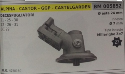 Coppia conica decespugliatore - conica,