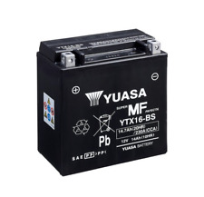 BATTERIA YUASA YTX16-BS AGM 12V 14,7Ah 230A (150x87x161mm) PRONTA ALL'USO