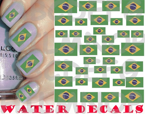 Water decals bandiera brasile - water,