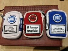 Porta Sigarette Tessuto Lucky Strike, Limited Edition. Bellissimi. 