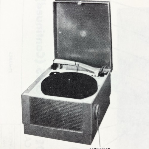 1955 silvertone record player - silvertone,