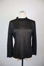 GUESS USA MAGLIA DONNA MANICA LUNGA TG XL WOMAN T-SHIRT CASUAL VINTAGE ACETATO