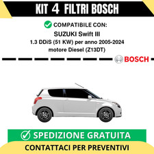 KIT BOSCH 4 Filtri tagliando