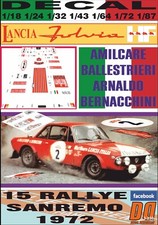 DECAL LANCIA FULVIA HF