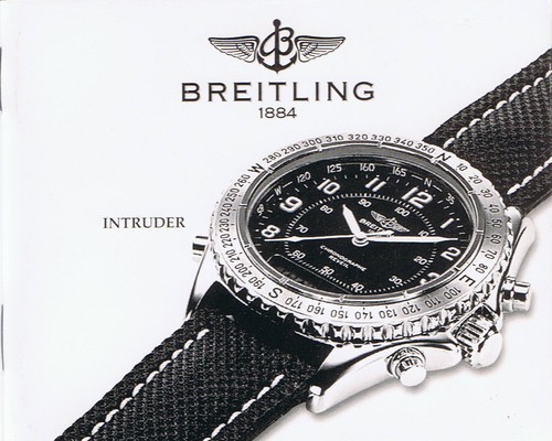 Breitling intruder istruzioni - intruder,