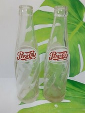 Coppia Di Bottiglie Vintage PEPSI-COLA Boario San Paolo - S.p.A. Roma