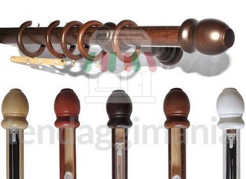 Bastone tenda legno mm - bastone,