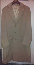 CAPPOTTO (LANAoCACHEMIR?) TG 52 COLOR CAMMELLO VINTAGE