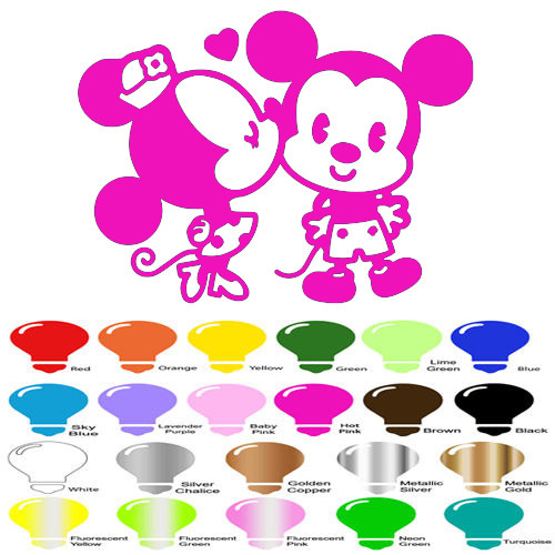 Adesivo decalcomania minnie - adesivo,