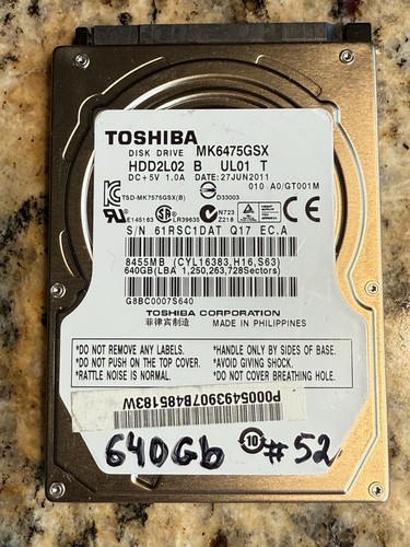 Testato toshiba mk6475gsx un - testato, mk6475gsx,
