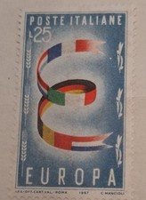 FRANCOBOLLO ITALIA 25 LIRE