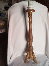 candelabro in legno ad orofoglio 800