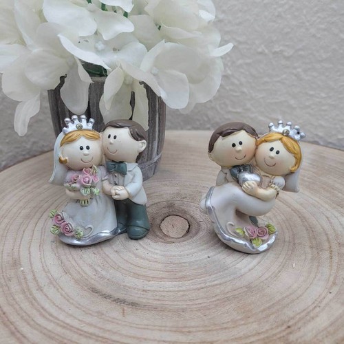 Stock coppia sposi bianco - pz,