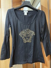 VERSACE T-SHIRT NERA LOGO IN