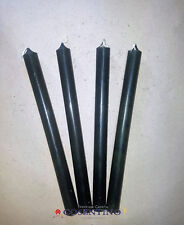 STOCK 22  CANDELE  VERDE PETROLIO 24 CM