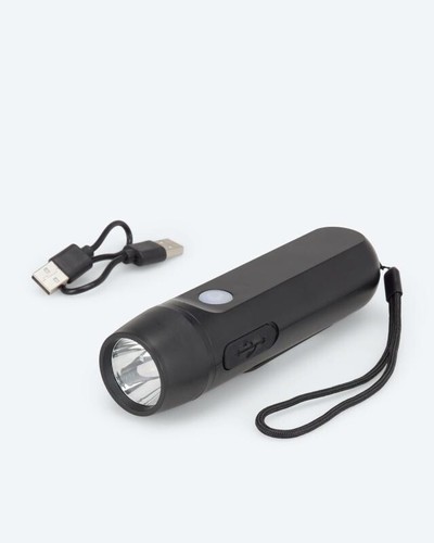 Manovella torcia batteria usb - torcia,