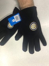 Guanti FC INTER Ufficiali In Pile Pail Invernale Adulto Bambini Ragazzi Donna