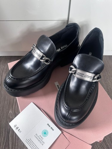 Mocassino miu - mocassino, pelle