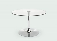 Tavolo In Vetro Temperato Diametro 120 cm Altezza 75cm