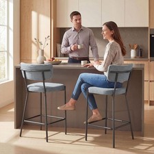 Set 2 Sgabelli Cucina Bar Alti