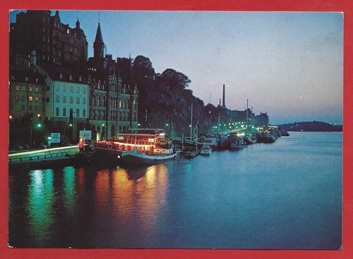 Cartolina svezia - vg,
