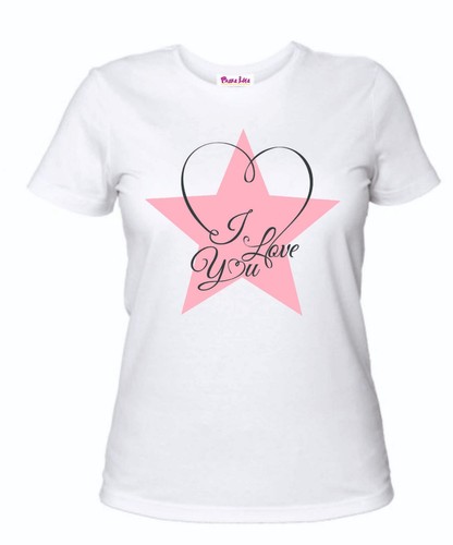 Shirt bianca donna - scritta, i