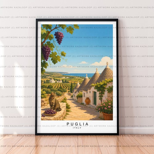 Puglia trulli senza cornice - trulli,