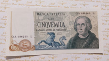 5000 LIRE COLOMBO DECRET0