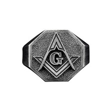 Anello massonico in argento