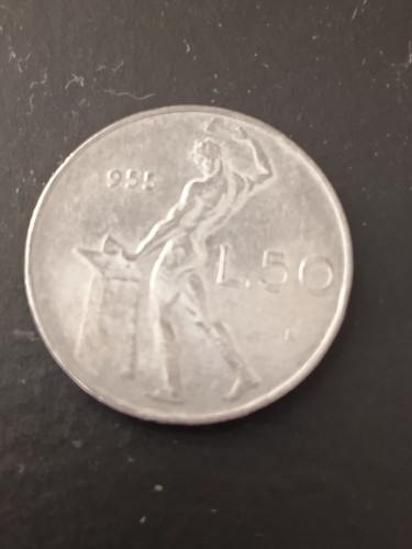 Moneta lire italiani 1955 - 50,