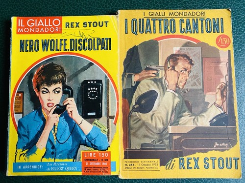 Giallo mondadori rex stout - giallo,