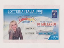 Biglietto Lotteria Italia
