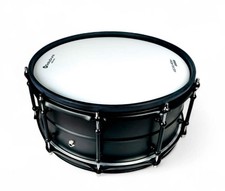 Rullante elettronico 14" metallo nero con 6 trigger M6 PRO per batteria Roland Alesis