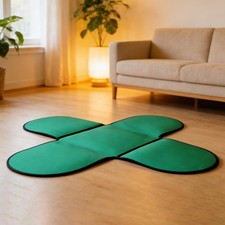 Tapis de yoga vert pour le