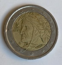 Moneda 2 Euros Dante Alighieri